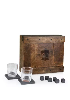 Flash Sale 🎉 Legacy® MLB Philadelphia Phillies Whiskey Box Gift Set 😀 -Wine corkscrew Shop Belk 162