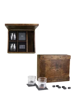 Best deal ✔️ Legacy® NFL New York Jets Whiskey Box Gift Set 🥰