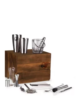 Hot Sale 😍 Legacy® MLB Baltimore Orioles Madison Acacia Tabletop Bar Set 😉