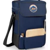 Hot Sale 🔥 Legacy® MLB New York Mets Duet 618 Ounce Wine and Cheese Tote 🤩