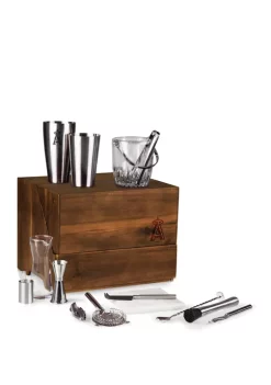 Outlet 😍 Legacy® MLB Los Angeles Angels Madison Acacia Tabletop Bar Set 💯