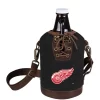 Buy 🧨 Legacy® NHL Detroit Red Wings Insulated Growler Tote with 64 Ounce Glass Growler ⭐