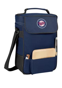 Promo 🧨 Legacy® MLB Minnesota Twins Duet 618 Ounce Wine and Cheese Tote ❤️ -Wine corkscrew Shop Belk 702