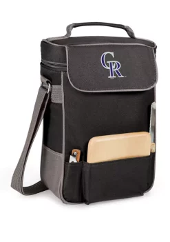 Outlet 🧨 Legacy® MLB Colorado Rockies Duet 618 Ounce Wine and Cheese Tote 👏
