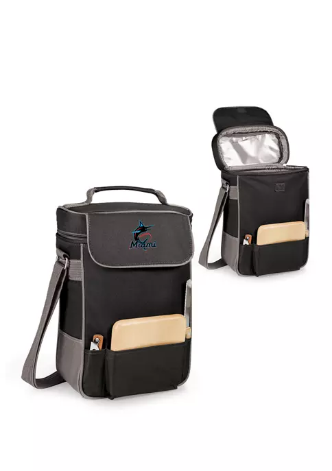 Best Sale 🔥 Legacy® MLB Miami Marlins Duet 618 Ounce Wine and Cheese Tote 😍 2 Best Sale 🔥 Legacy® MLB Miami Marlins Duet 618 Ounce Wine and Cheese Tote 😍 - Image 2