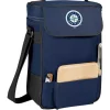 Hot Sale 🔥 Legacy® MLB Seattle Mariners Duet 618 Ounce Wine and Cheese Tote 🔥