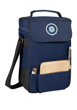 Hot Sale 🔥 Legacy® MLB Seattle Mariners Duet 618 Ounce Wine and Cheese Tote 🔥