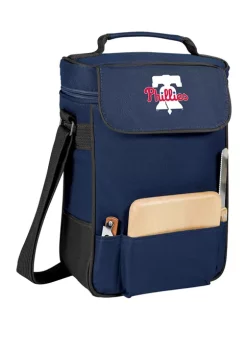 Promo 😍 Legacy® MLB Philadelphia Phillies Duet 618 Ounce Wine and Cheese Tote 😍