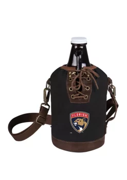 Best Pirce 💯 Legacy® NHL Florida Panthers Insulated Growler Tote with 64 Ounce Glass Growler 😍