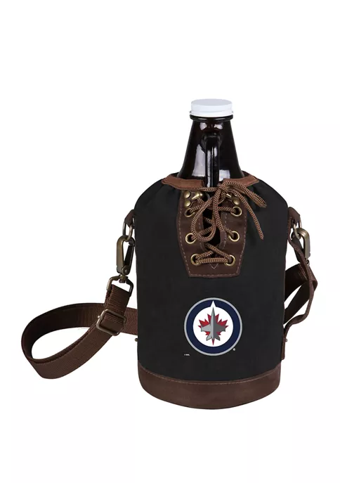 Hot Sale 👍 Legacy® NHL Winnipeg Jets Insulated Growler Tote with 64 Ounce Glass Growler 🥰 1 Hot Sale 👍 Legacy® NHL Winnipeg Jets Insulated Growler Tote with 64 Ounce Glass Growler 🥰