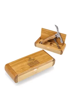 Hot Sale ✔️ Legacy® NFL Cleveland Browns Elan Deluxe Corkscrew in Bamboo Box 💯